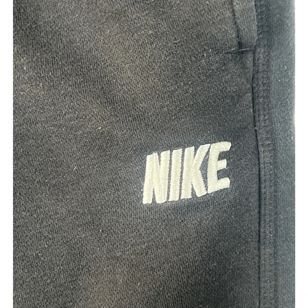 Nike Kids Black Pull On Straight Leg Loungewear Pants 4 Elastic Waist Comfort